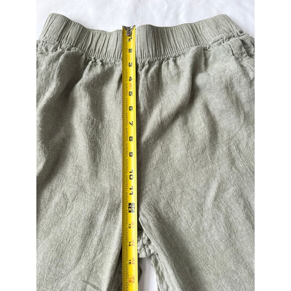 C&C California Linen Cargo Pants in a sage or olive green XL Gorpcore utility - Picture 7 of 12